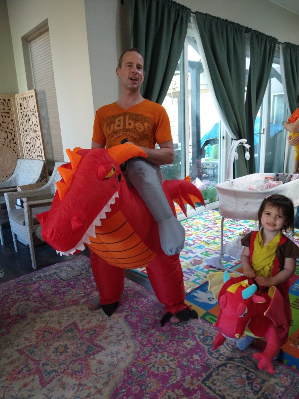 Inflatable Adult Dragon Rider - Picture 3 of 5